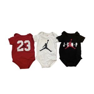 Jordan onesies 3 pack